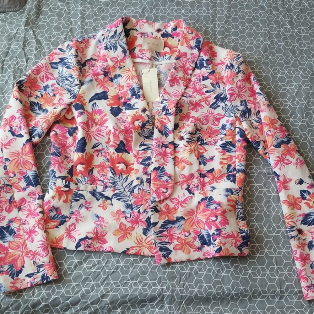 Floral blazer